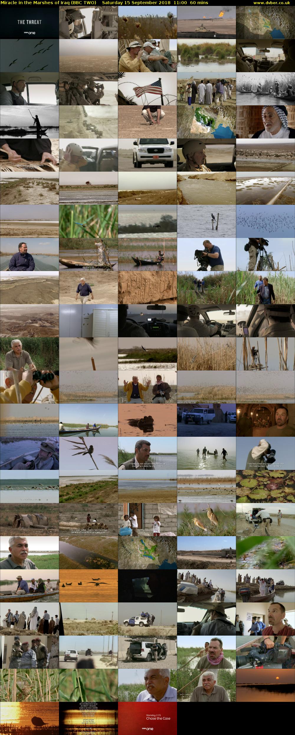 Miracle in the Marshes of Iraq (BBC TWO) Saturday 15 September 2018 11:00 - 12:00