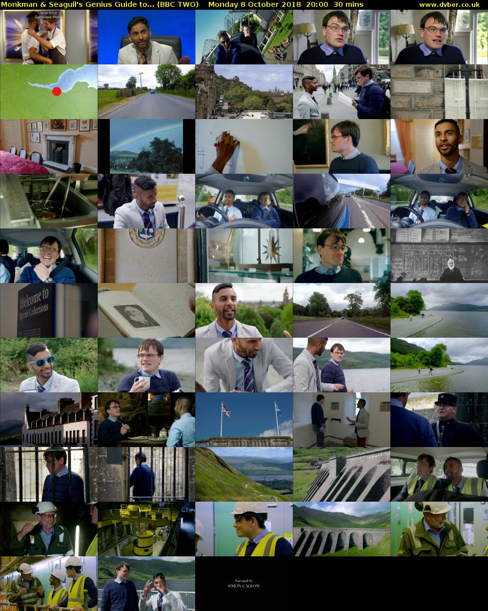 Monkman & Seagull's Genius Guide to... (BBC TWO) Monday 8 October 2018 20:00 - 20:30