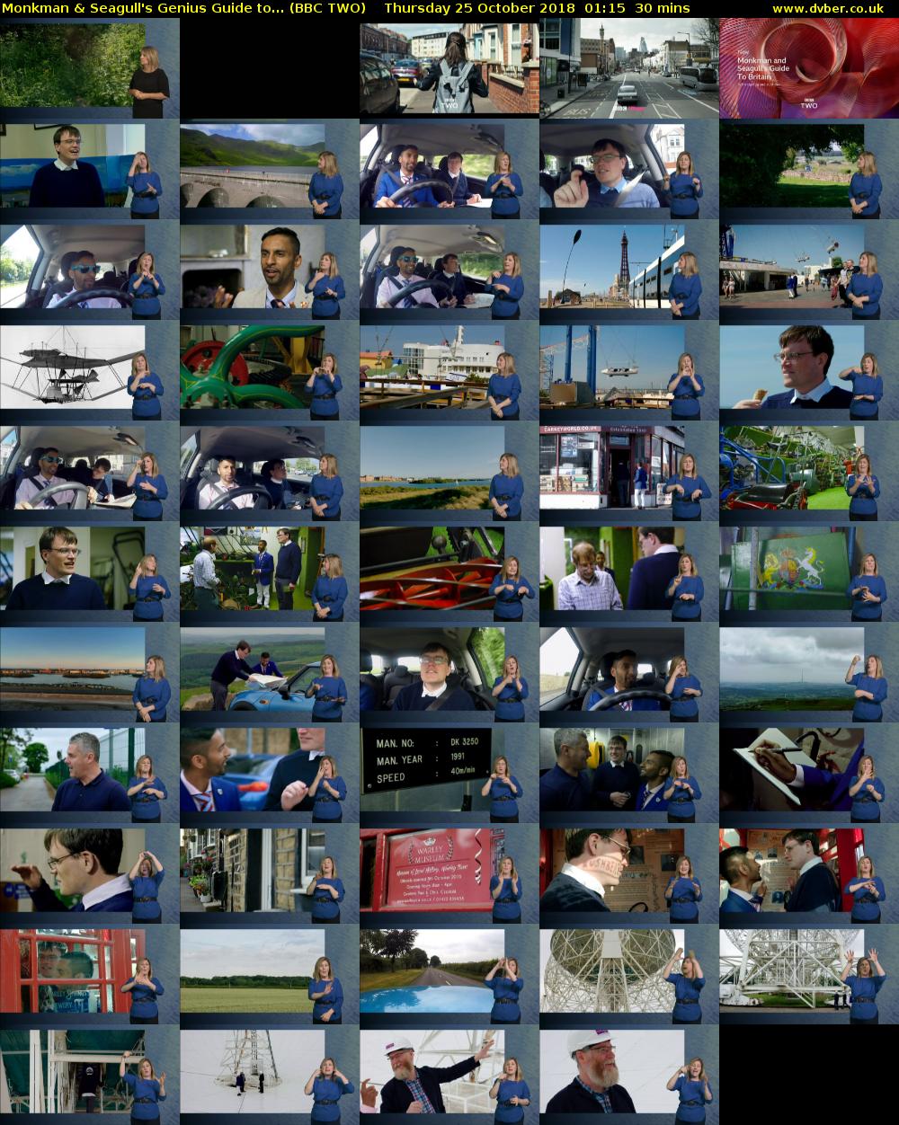 Monkman & Seagull's Genius Guide to... (BBC TWO) Thursday 25 October 2018 01:15 - 01:45