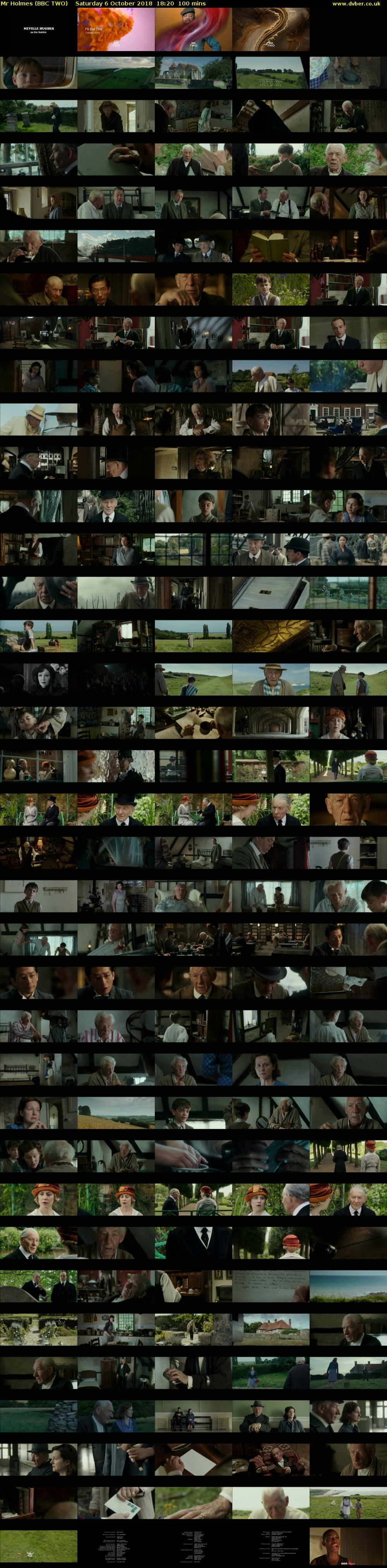 Mr Holmes (BBC TWO) Saturday 6 October 2018 18:20 - 20:00