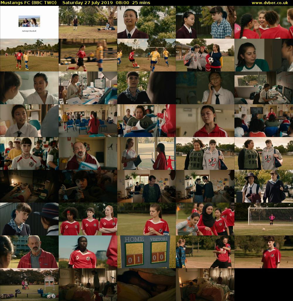 Mustangs FC (BBC TWO) Saturday 27 July 2019 08:00 - 08:25
