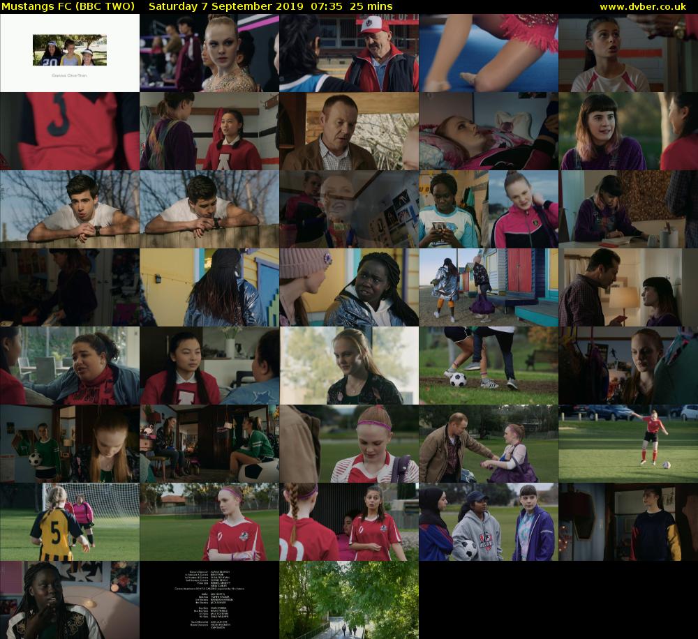 Mustangs FC (BBC TWO) Saturday 7 September 2019 07:35 - 08:00