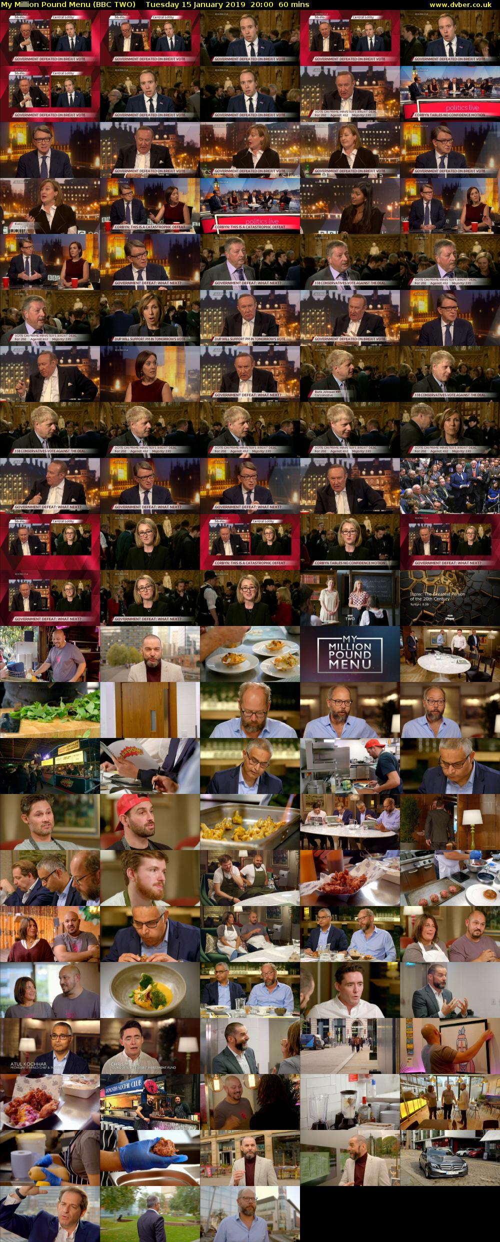 My Million Pound Menu (BBC TWO) Tuesday 15 January 2019 20:00 - 21:00