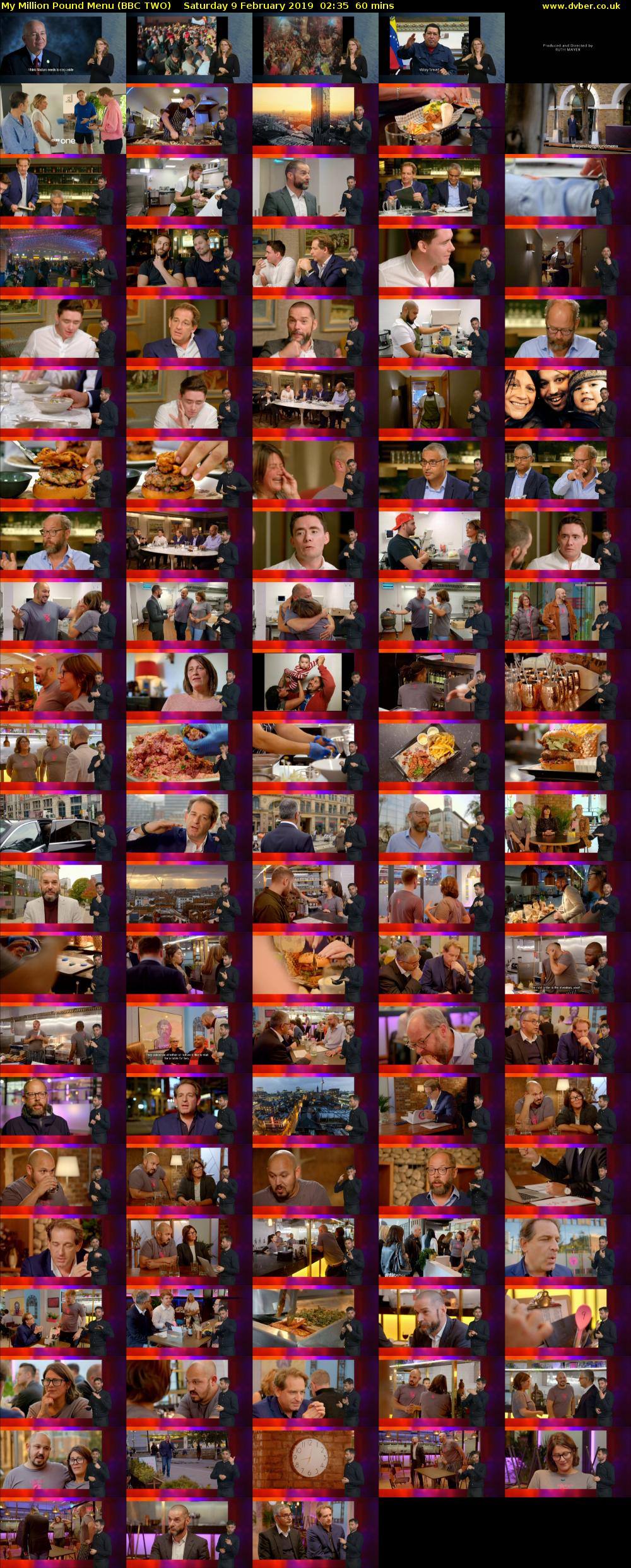 My Million Pound Menu (BBC TWO) Saturday 9 February 2019 02:35 - 03:35