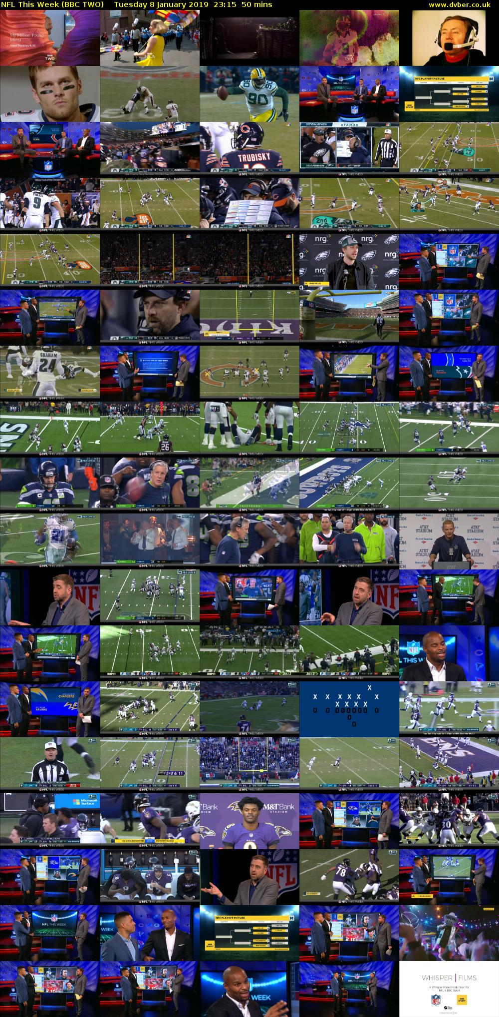 NFL This Week (BBC TWO) Tuesday 8 January 2019 23:15 - 00:05