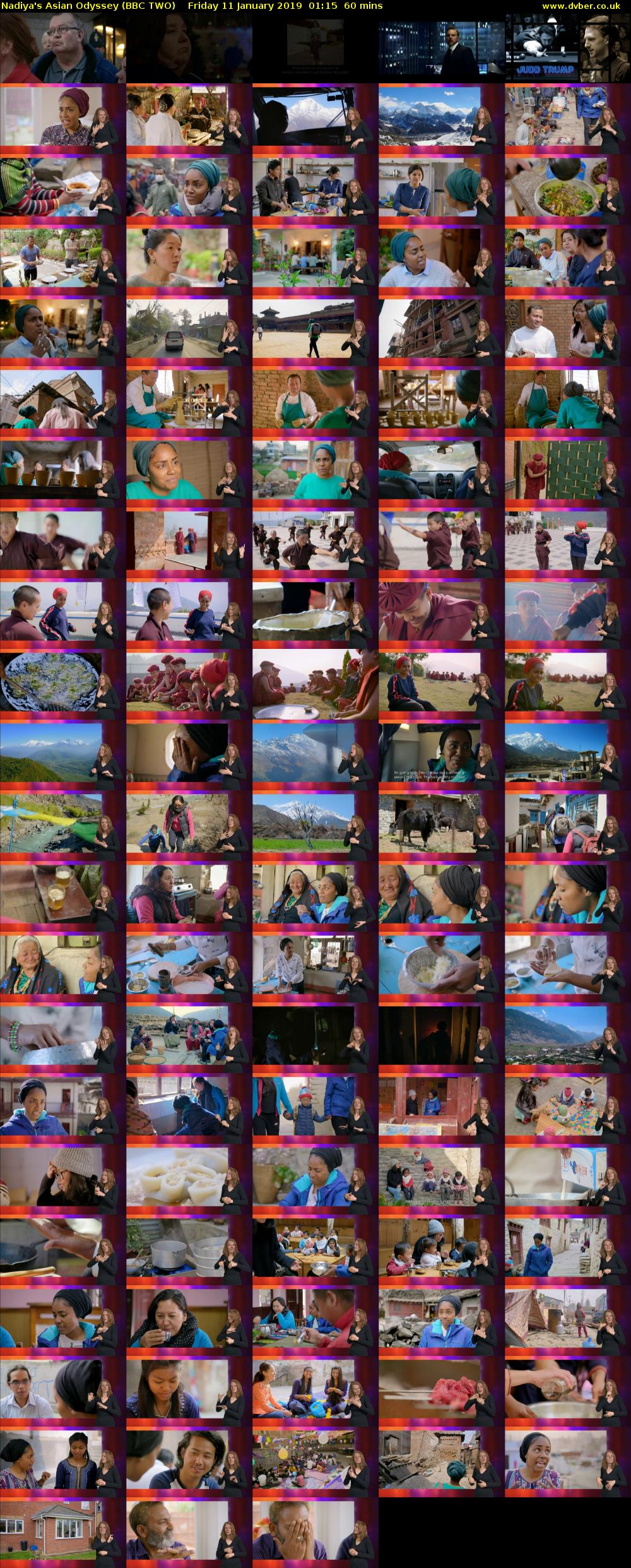 Nadiya's Asian Odyssey (BBC TWO) Friday 11 January 2019 01:15 - 02:15