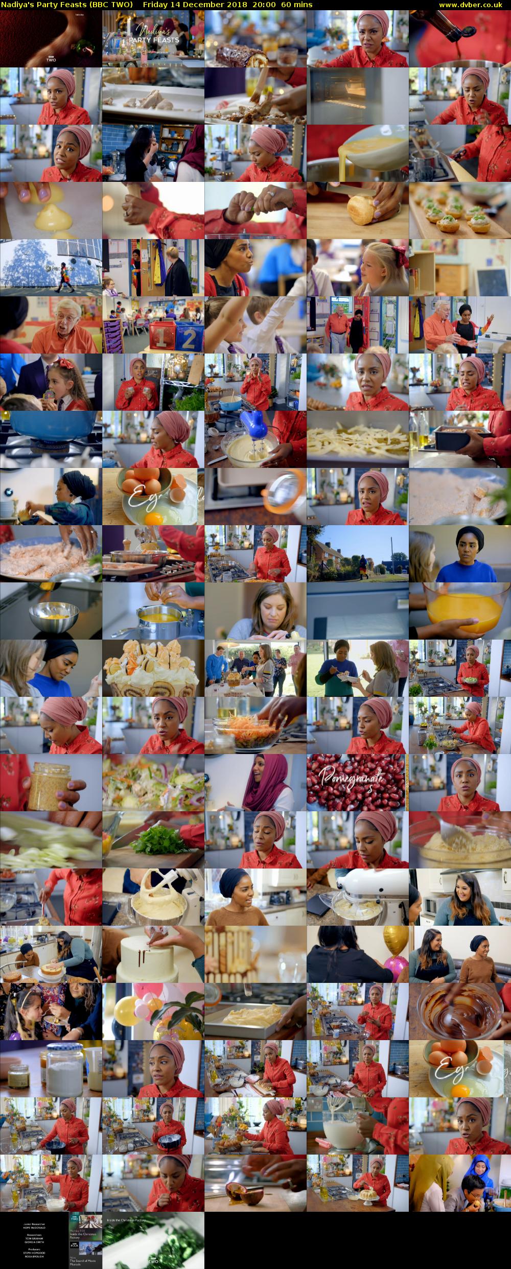 Nadiya's Party Feasts (BBC TWO) Friday 14 December 2018 20:00 - 21:00