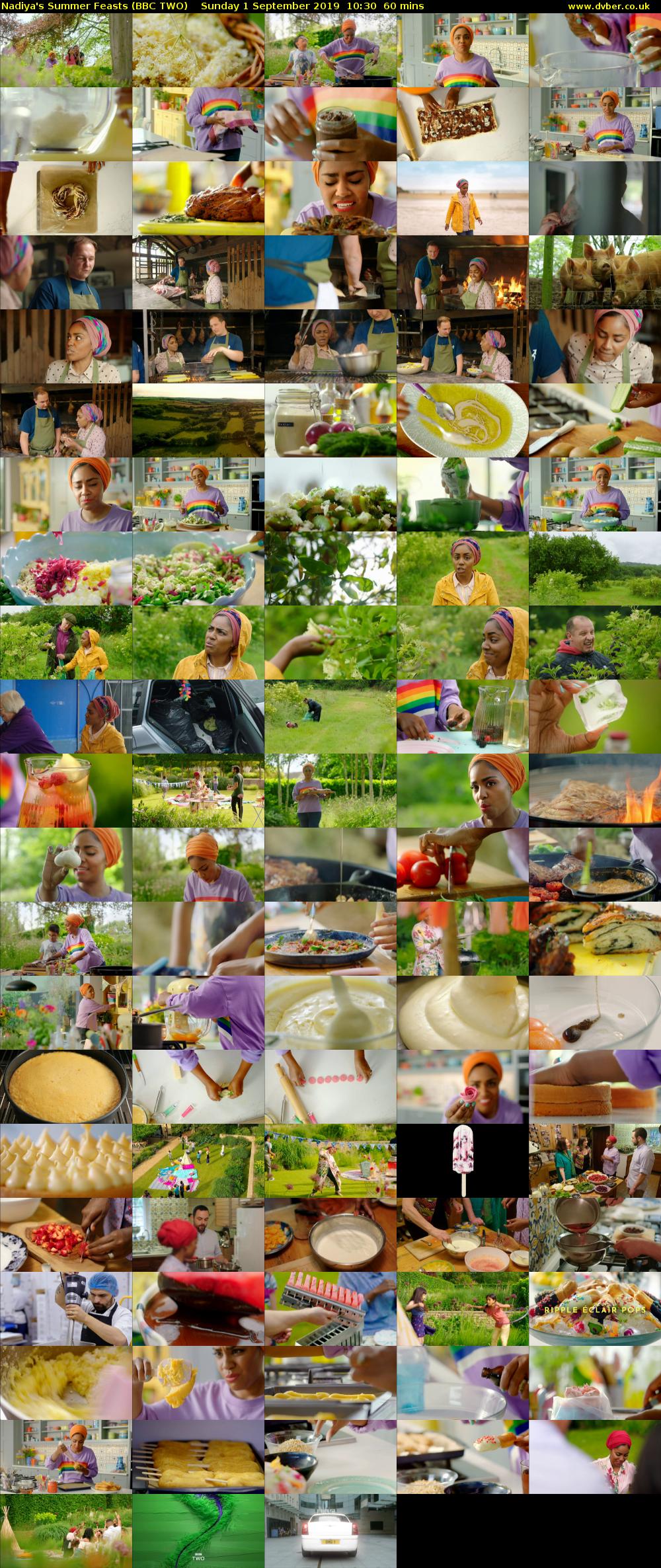Nadiya's Summer Feasts (BBC TWO) Sunday 1 September 2019 10:30 - 11:30