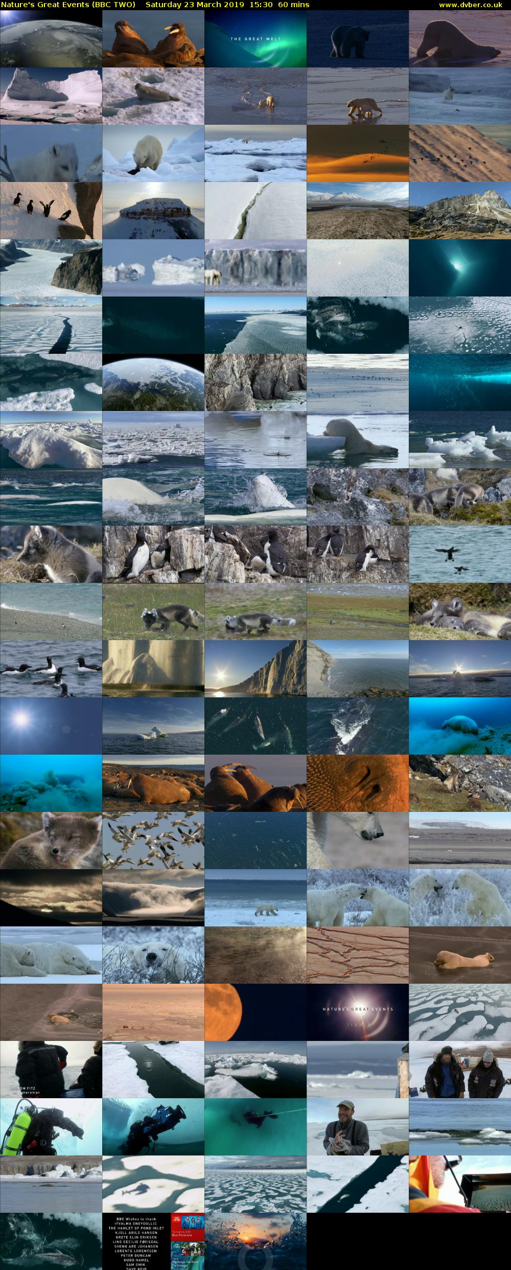 Nature's Great Events (BBC TWO) Saturday 23 March 2019 15:30 - 16:30