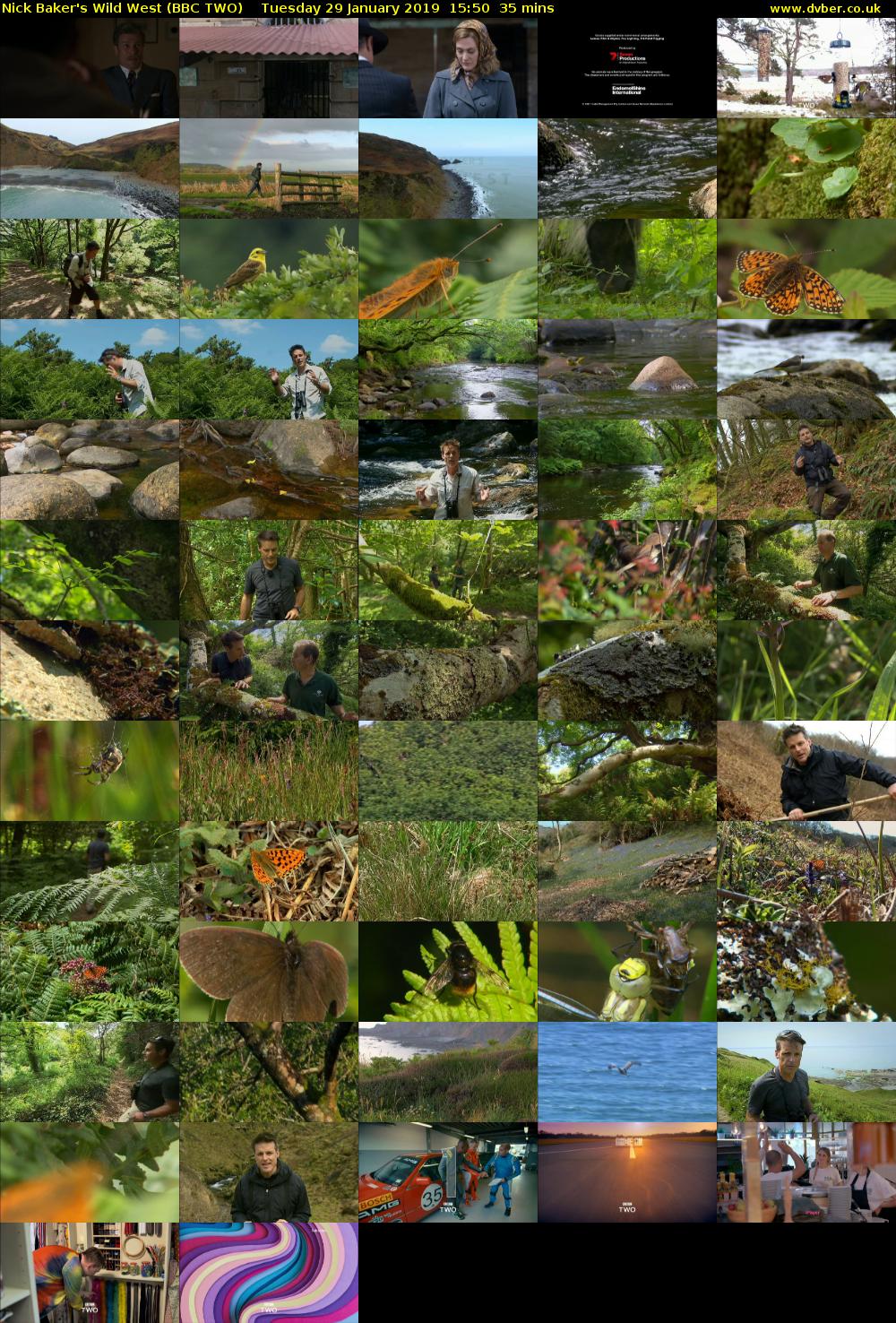 Nick Baker's Wild West (BBC TWO) Tuesday 29 January 2019 15:50 - 16:25