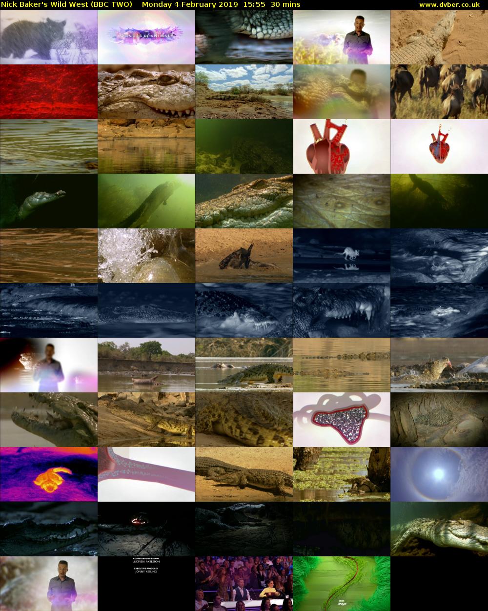 Nick Baker's Wild West (BBC TWO) Monday 4 February 2019 15:55 - 16:25