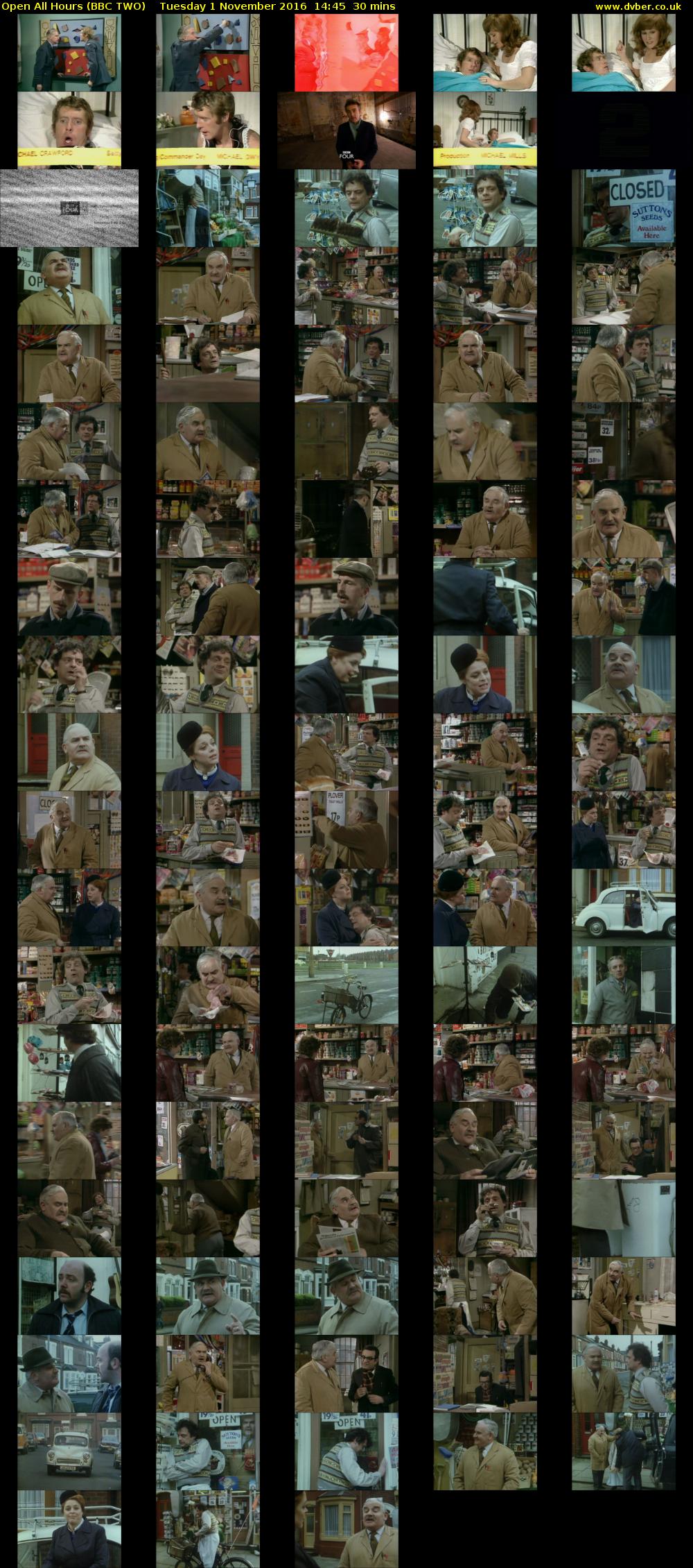 Open All Hours (BBC TWO) Tuesday 1 November 2016 14:45 - 15:15