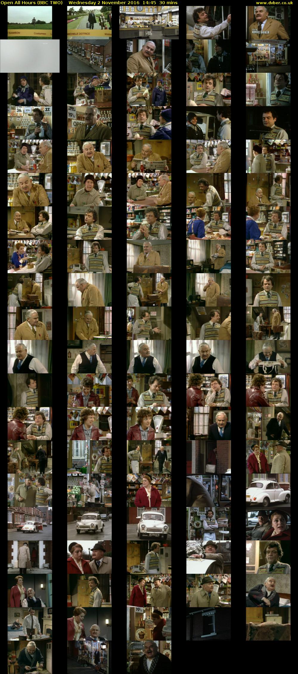 Open All Hours (BBC TWO) Wednesday 2 November 2016 14:45 - 15:15