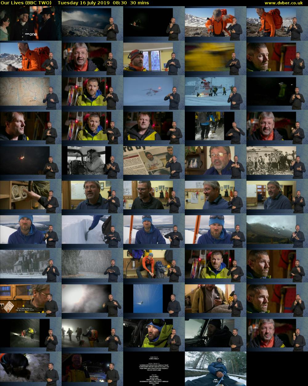 Our Lives (BBC TWO) Tuesday 16 July 2019 08:30 - 09:00