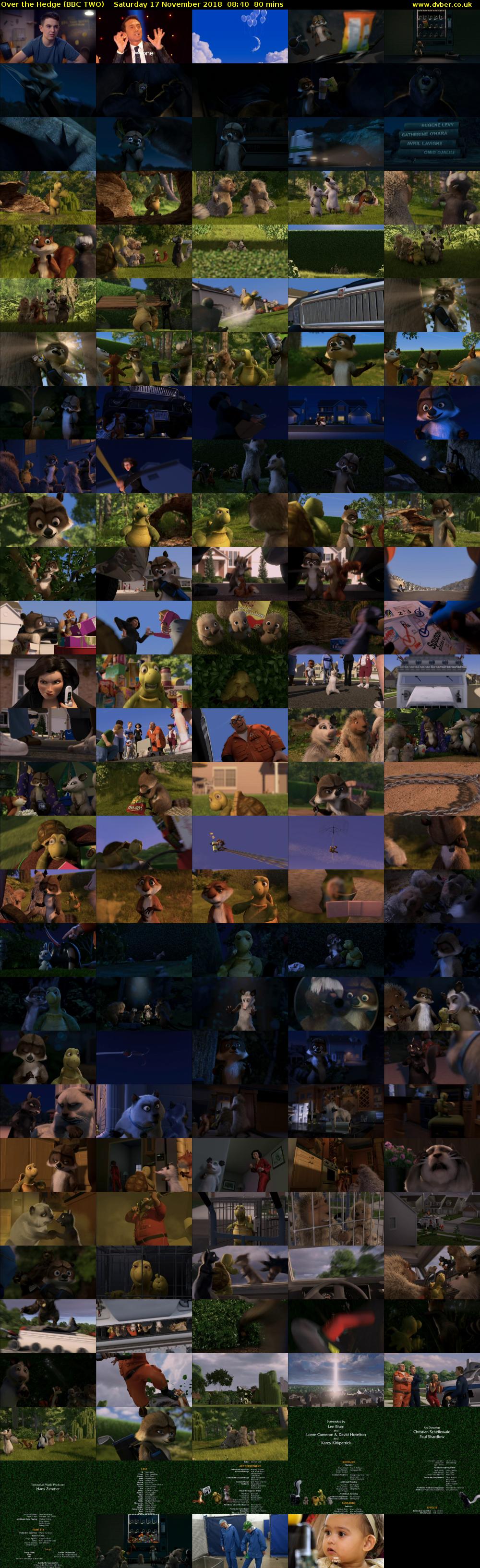 Over the Hedge (BBC TWO) Saturday 17 November 2018 08:40 - 10:00