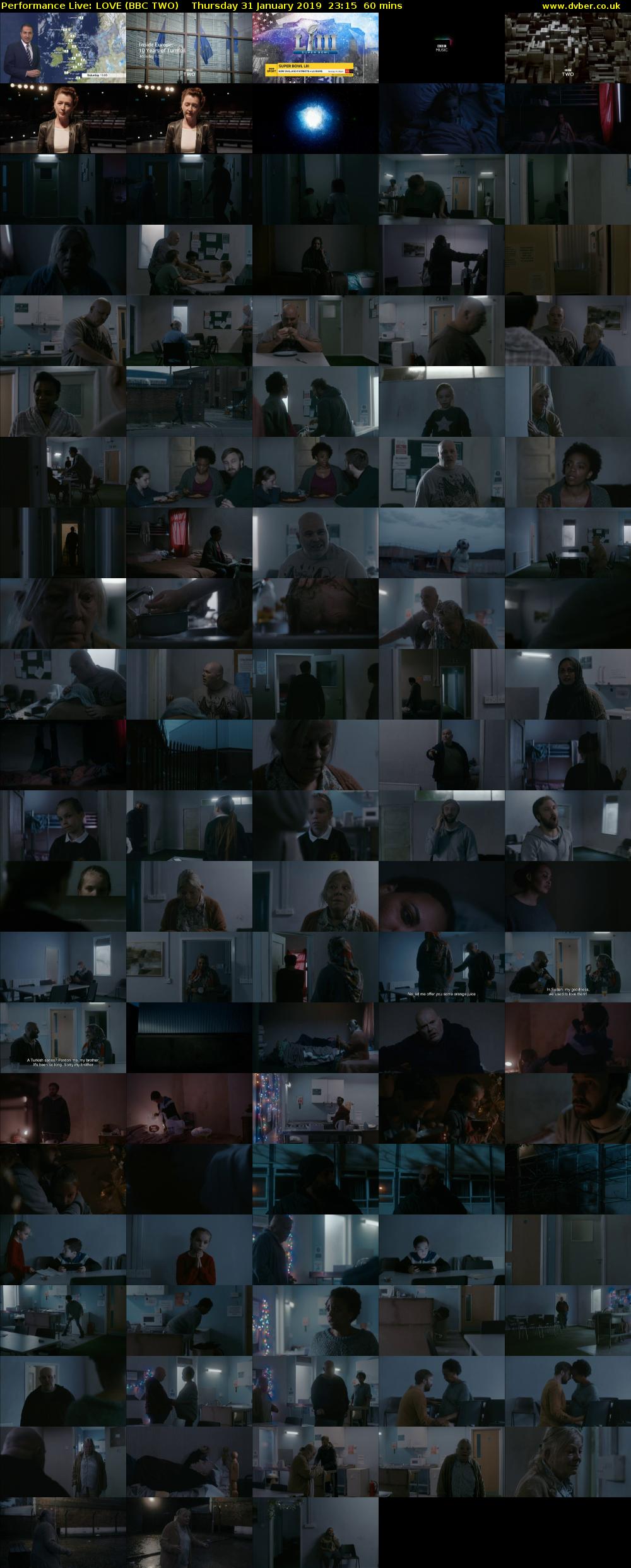 Performance Live: LOVE (BBC TWO) Thursday 31 January 2019 23:15 - 00:15