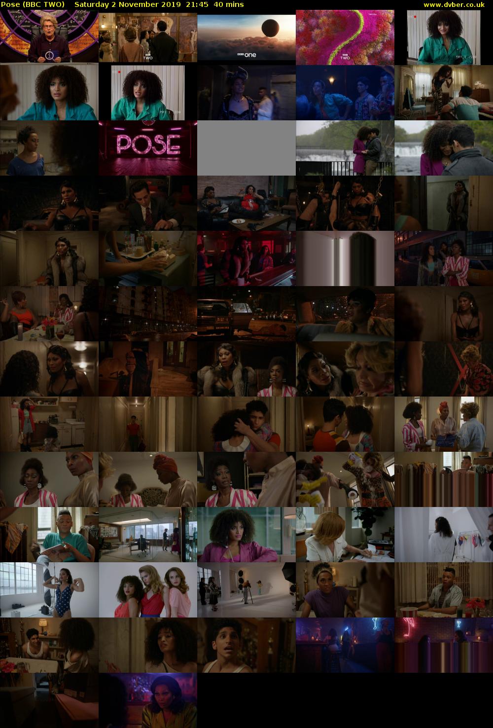 Pose (BBC TWO) Saturday 2 November 2019 21:45 - 22:25