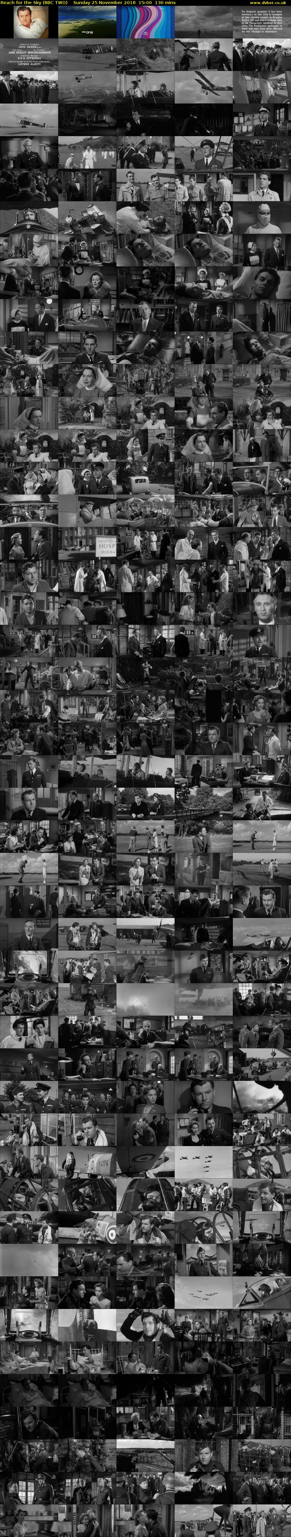 Reach for the Sky (BBC TWO) Sunday 25 November 2018 15:00 - 17:10