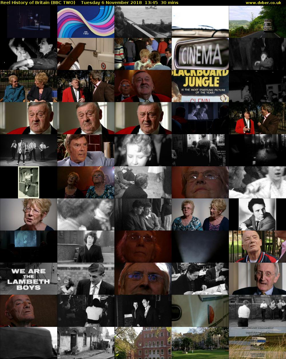 Reel History of Britain (BBC TWO) Tuesday 6 November 2018 13:45 - 14:15