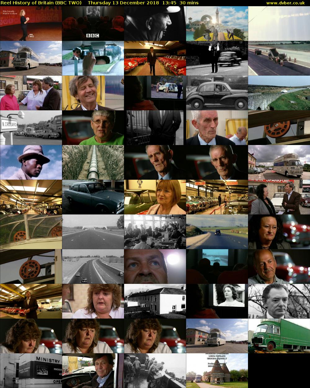 Reel History of Britain (BBC TWO) Thursday 13 December 2018 13:45 - 14:15