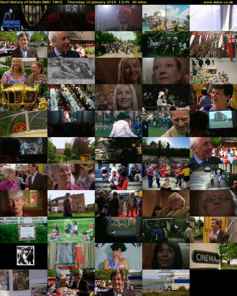 Reel History of Britain (BBC TWO) Thursday 10 January 2019 13:45 - 14:15