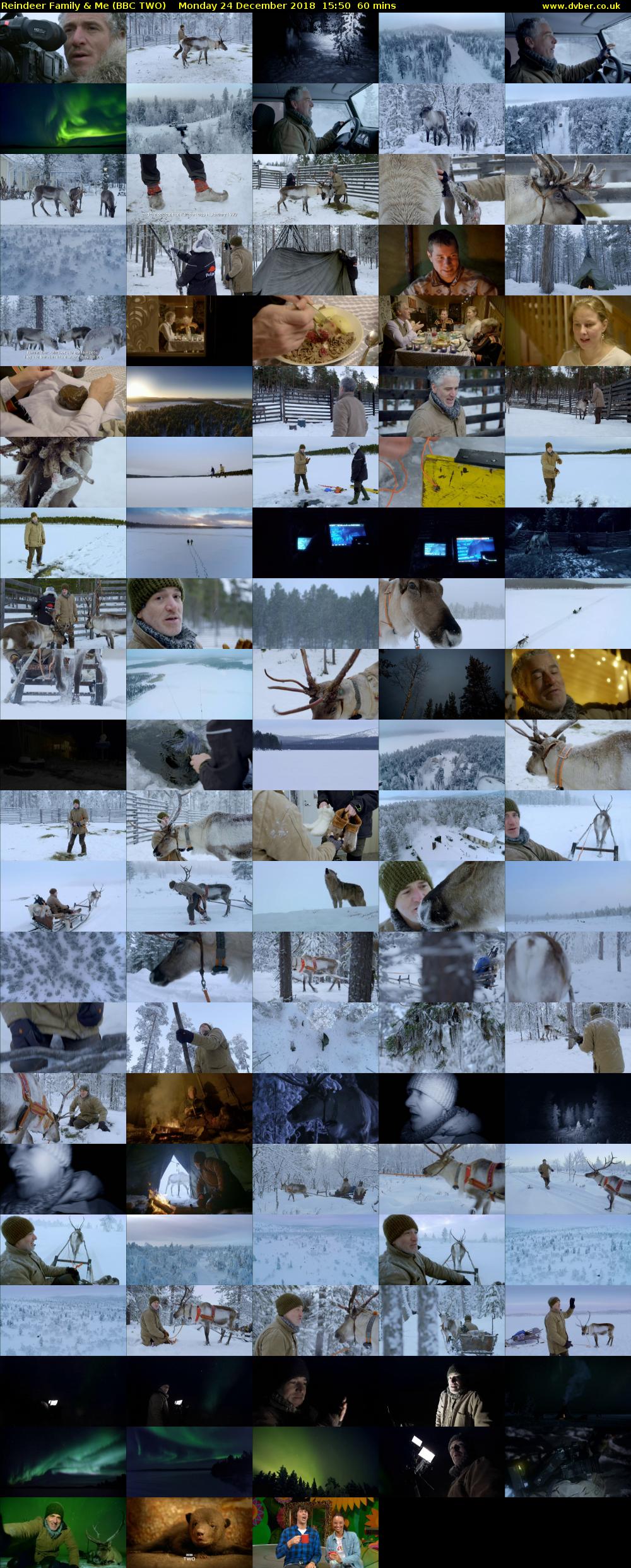 Reindeer Family & Me (BBC TWO) Monday 24 December 2018 15:50 - 16:50