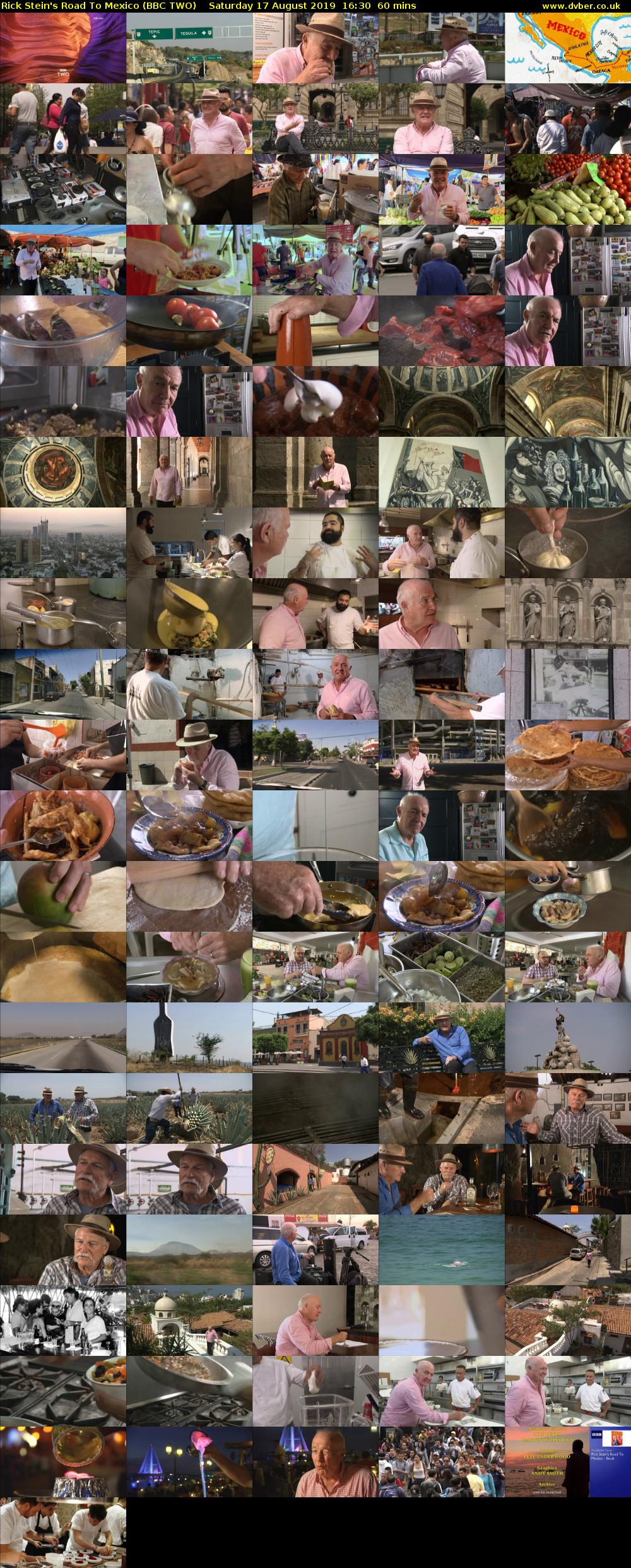 Rick Stein's Road to Mexico (BBC TWO) Saturday 17 August 2019 16:30 - 17:30