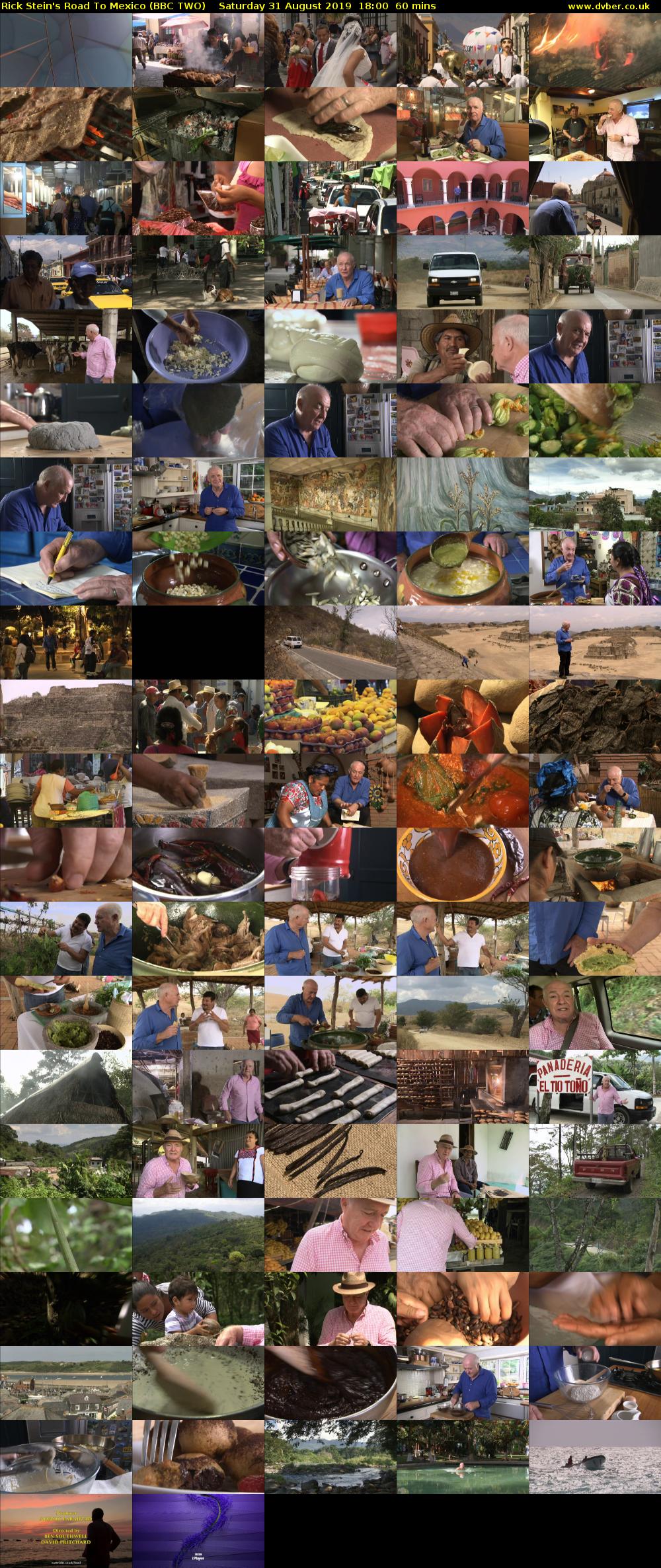 Rick Stein's Road to Mexico (BBC TWO) Saturday 31 August 2019 18:00 - 19:00