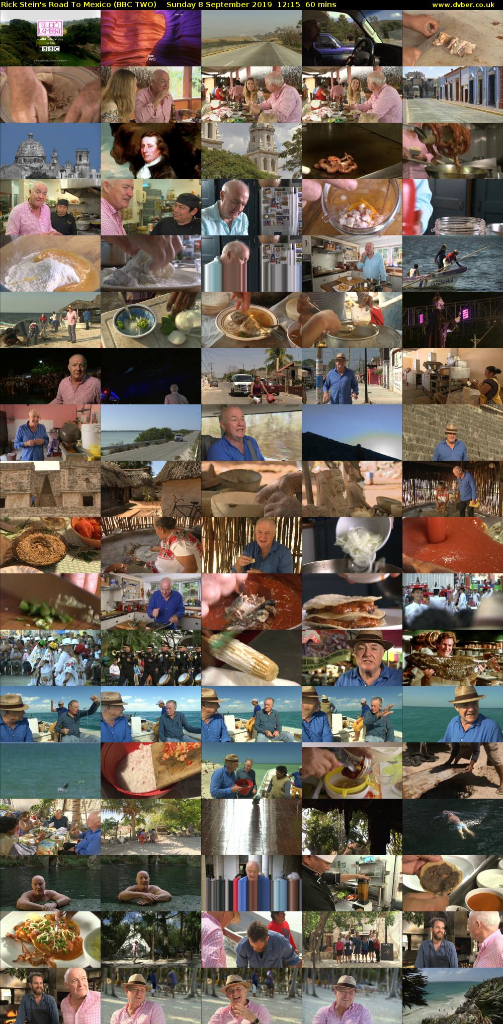 Rick Stein's Road to Mexico (BBC TWO) Sunday 8 September 2019 12:15 - 13:15