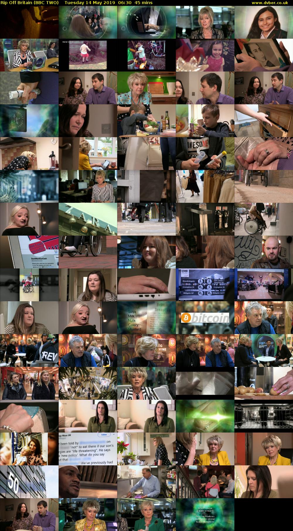 Rip Off Britain (BBC TWO) Tuesday 14 May 2019 06:30 - 07:15