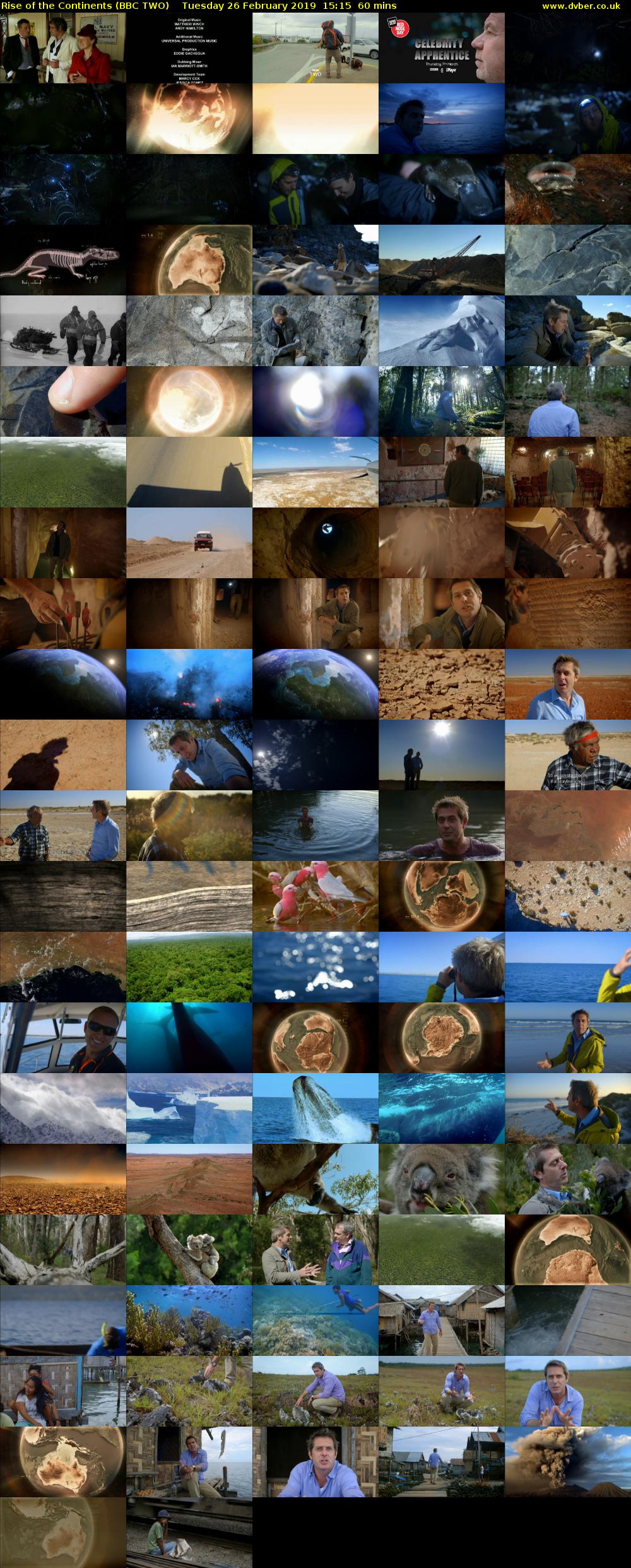 Rise of the Continents (BBC TWO) Tuesday 26 February 2019 15:15 - 16:15