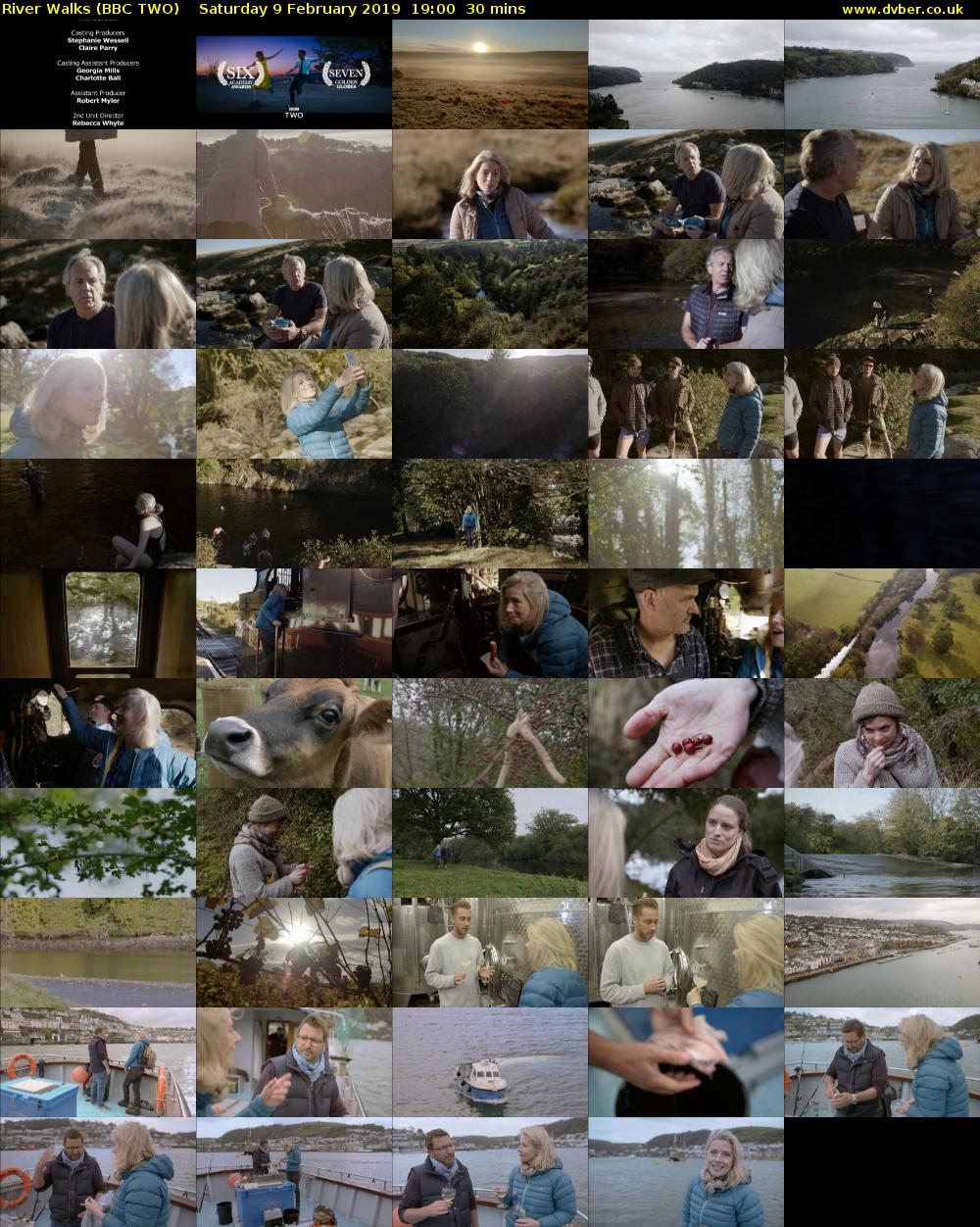 River Walks (BBC TWO) Saturday 9 February 2019 19:00 - 19:30