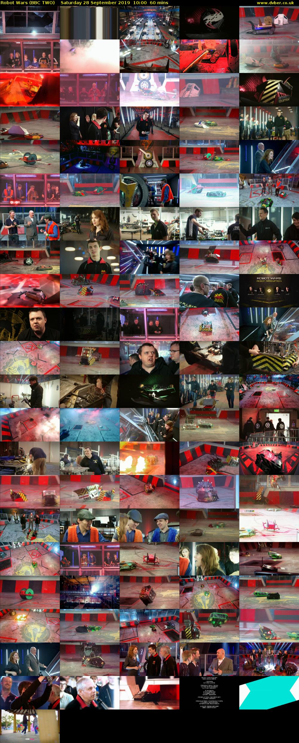 Robot Wars (BBC TWO) Saturday 28 September 2019 10:00 - 11:00