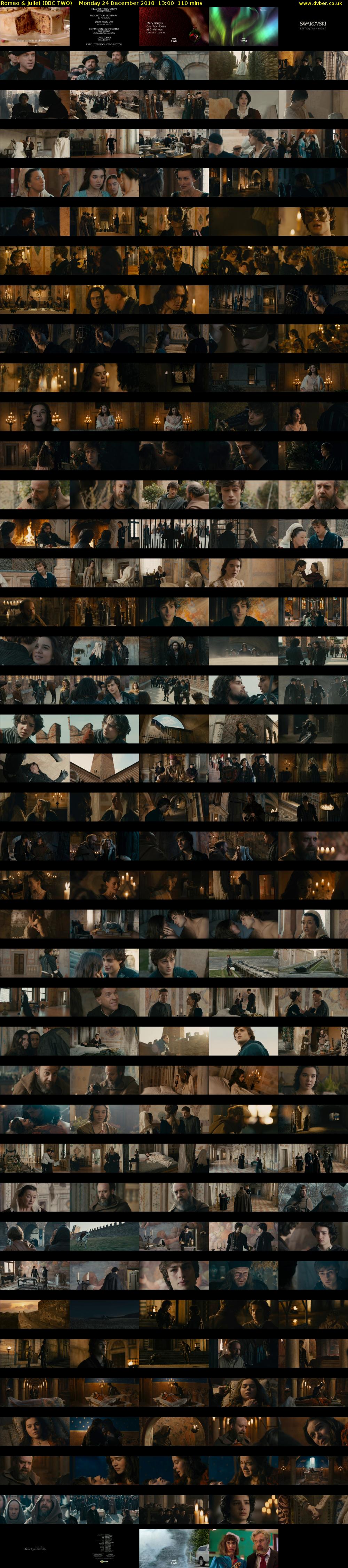 Romeo & Juliet (BBC TWO) Monday 24 December 2018 13:00 - 14:50