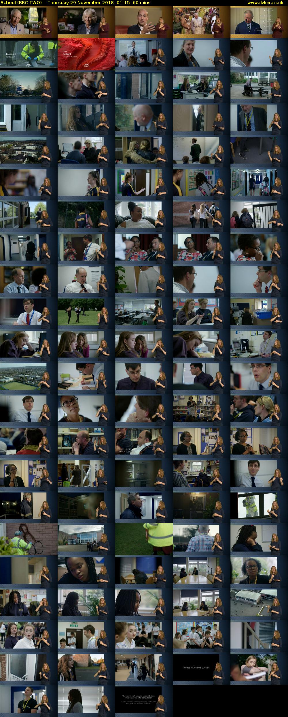 School (BBC TWO) Thursday 29 November 2018 01:15 - 02:15