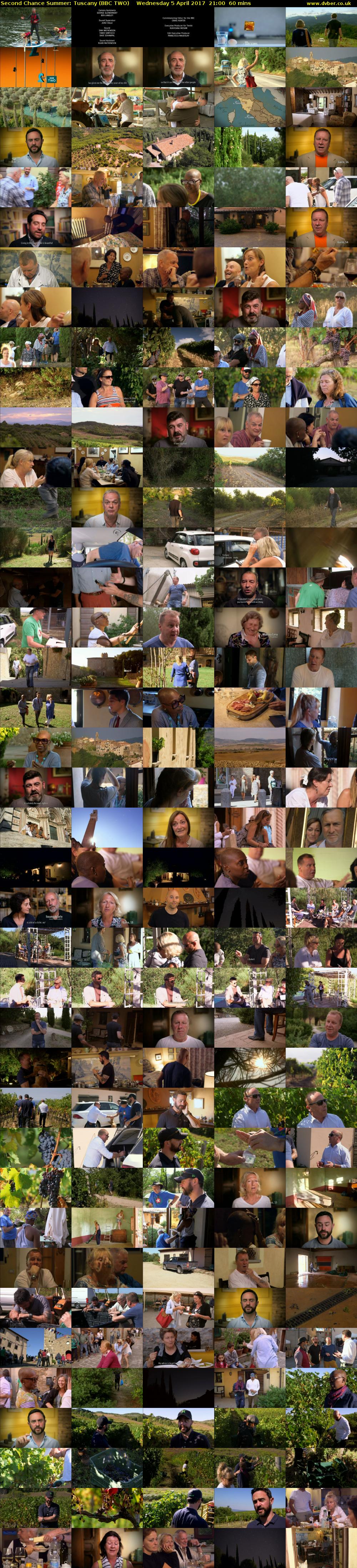Second Chance Summer: Tuscany (BBC TWO) Wednesday 5 April 2017 21:00 - 22:00
