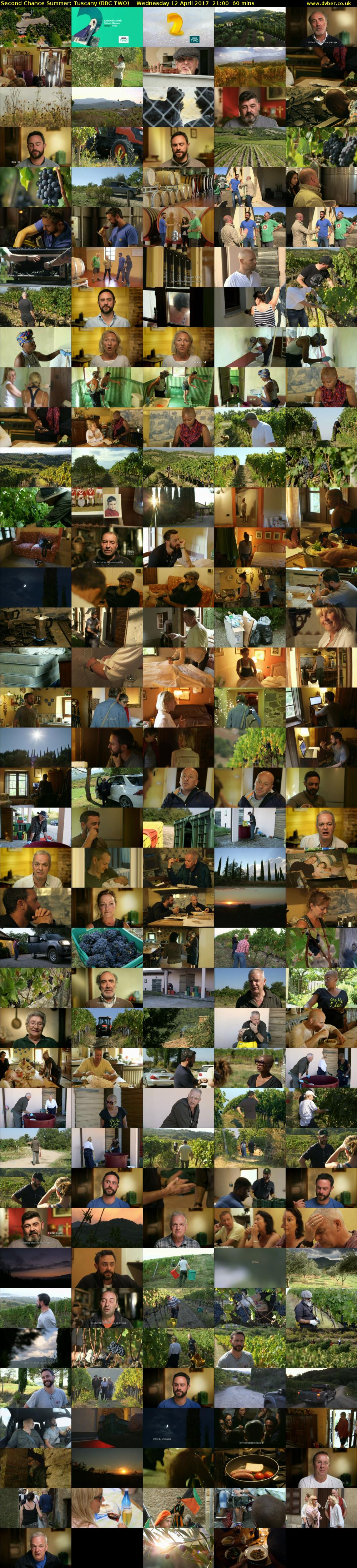 Second Chance Summer: Tuscany (BBC TWO) Wednesday 12 April 2017 21:00 - 22:00