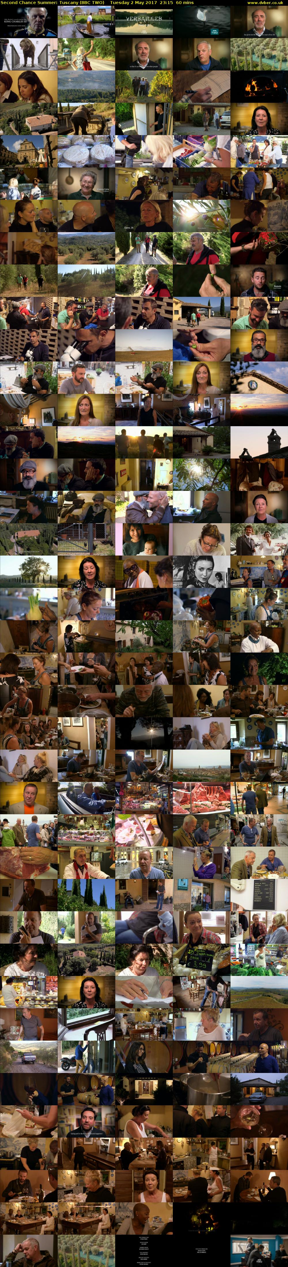 Second Chance Summer: Tuscany (BBC TWO) Tuesday 2 May 2017 23:15 - 00:15