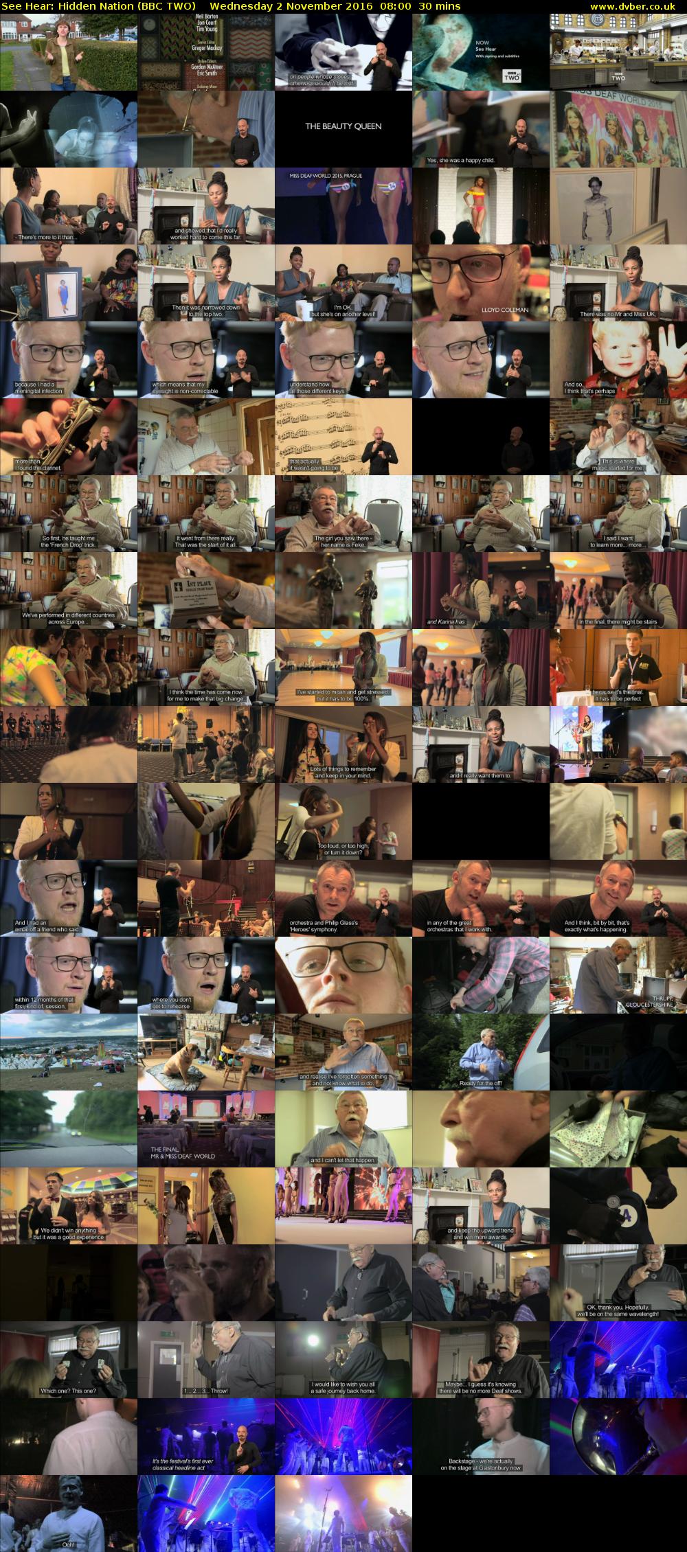 See Hear: Hidden Nation (BBC TWO) Wednesday 2 November 2016 08:00 - 08:30