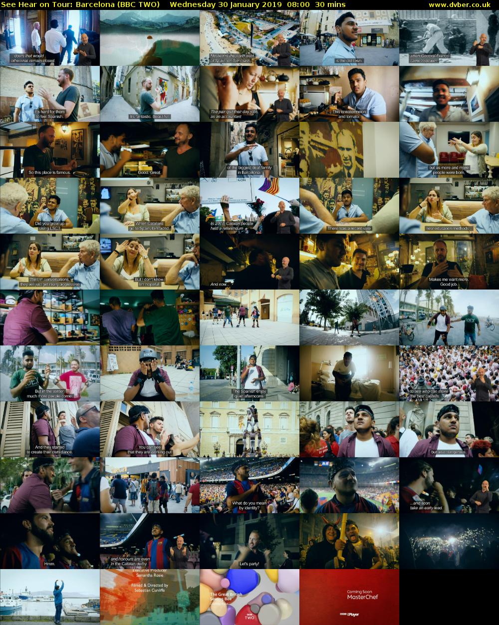 See Hear on Tour: Barcelona (BBC TWO) Wednesday 30 January 2019 08:00 - 08:30