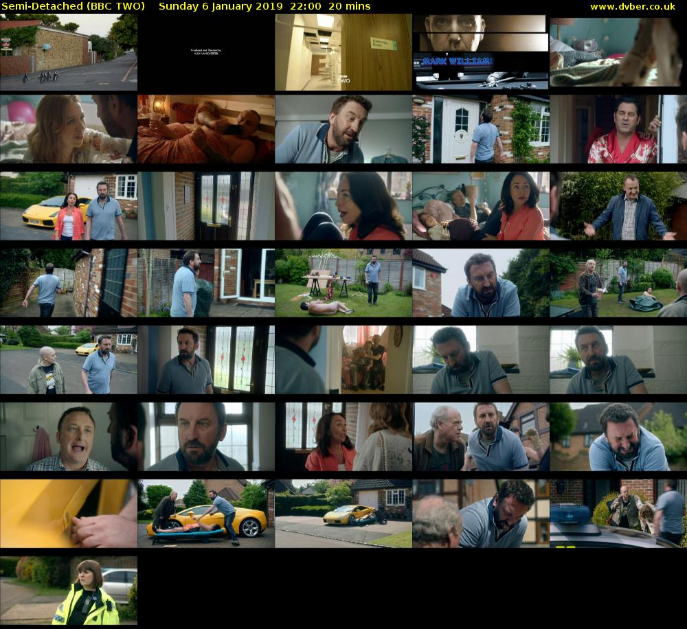 Semi-Detached (BBC TWO) Sunday 6 January 2019 22:00 - 22:20