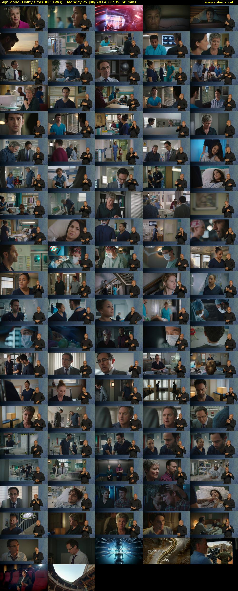 Sign Zone: Holby City (BBC TWO) Monday 29 July 2019 01:35 - 02:35