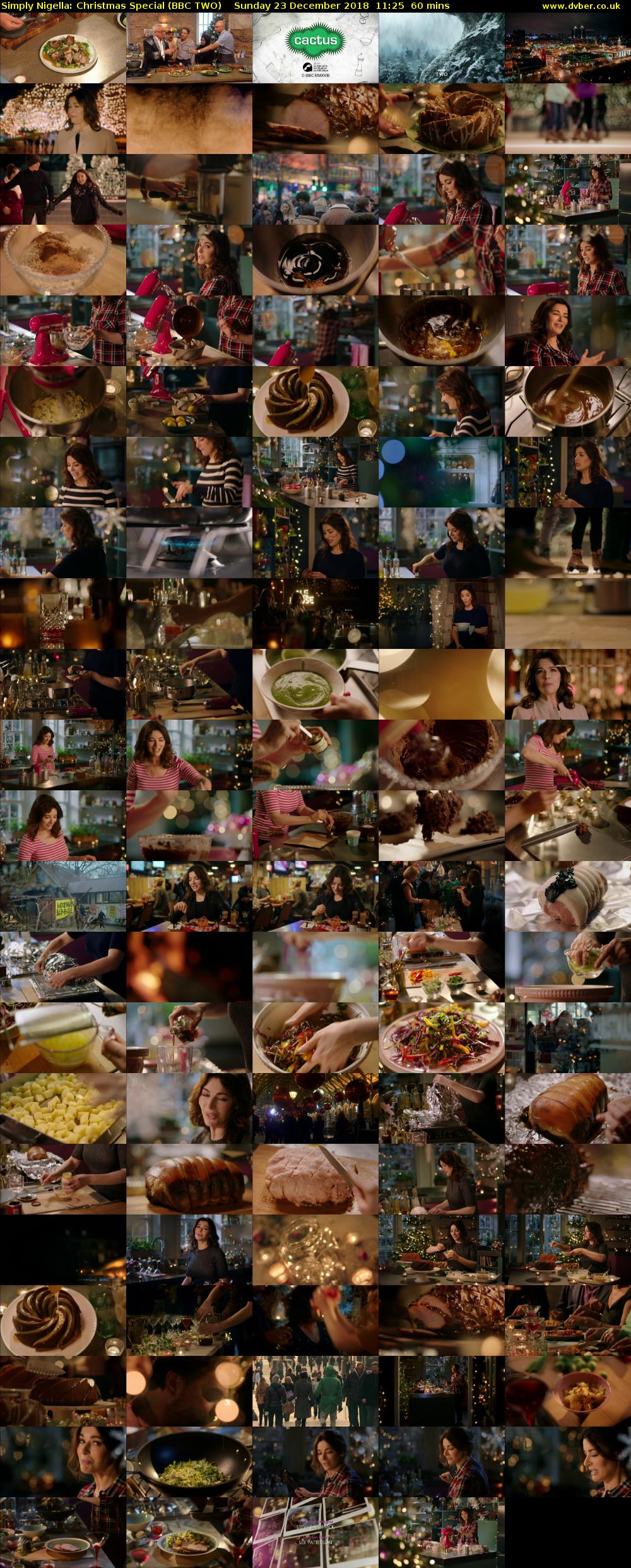 Simply Nigella: Christmas Special (BBC TWO) Sunday 23 December 2018 11:25 - 12:25