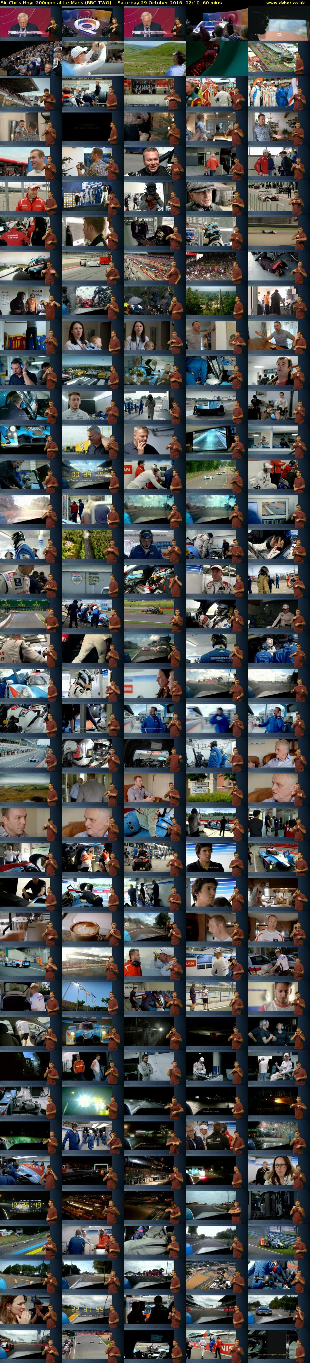 Sir Chris Hoy: 200mph at Le Mans (BBC TWO) Saturday 29 October 2016 02:10 - 03:10