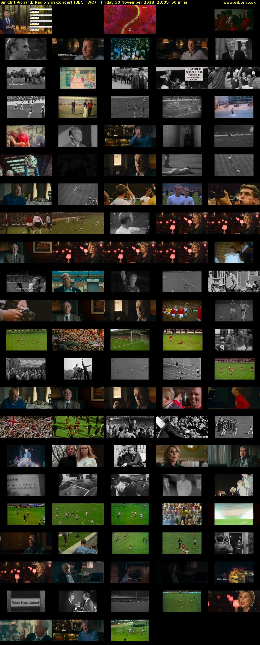 Sir Cliff Richard: Radio 2 in Concert (BBC TWO) Friday 30 November 2018 23:05 - 00:05