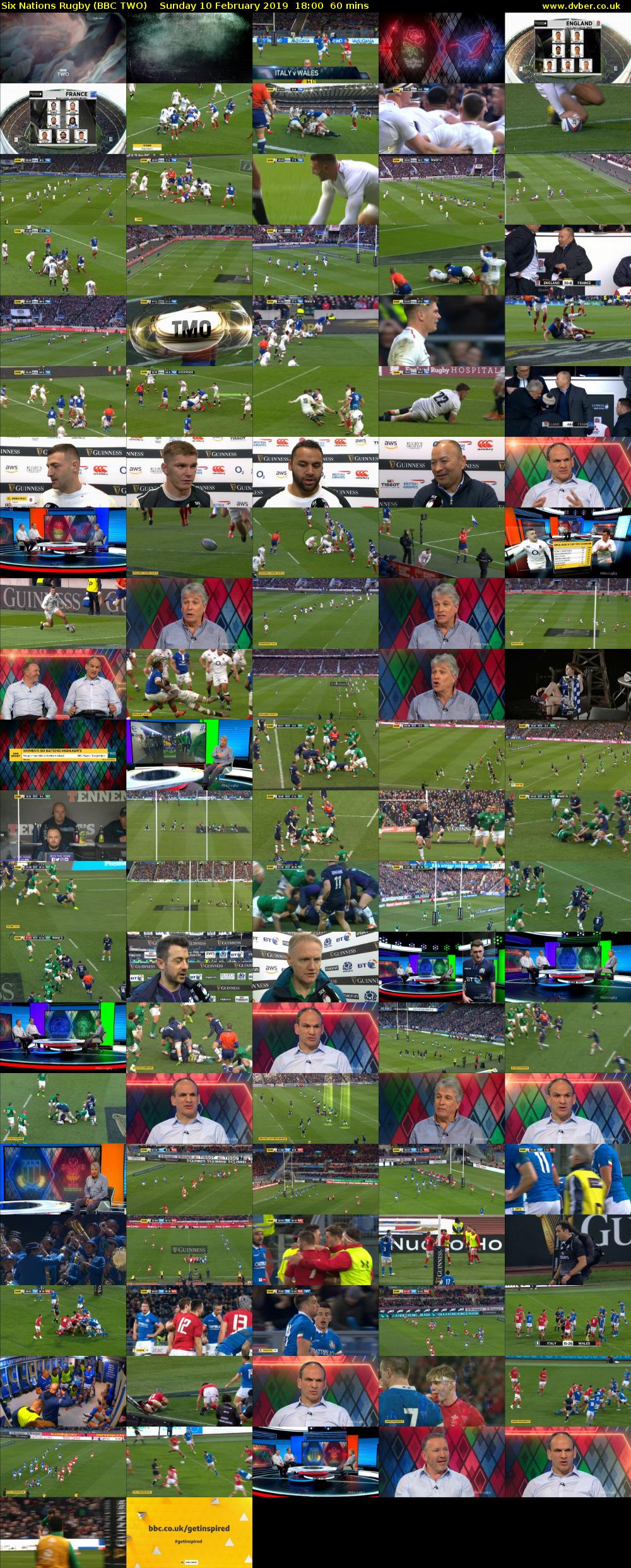 Six Nations Rugby (BBC TWO) Sunday 10 February 2019 18:00 - 19:00