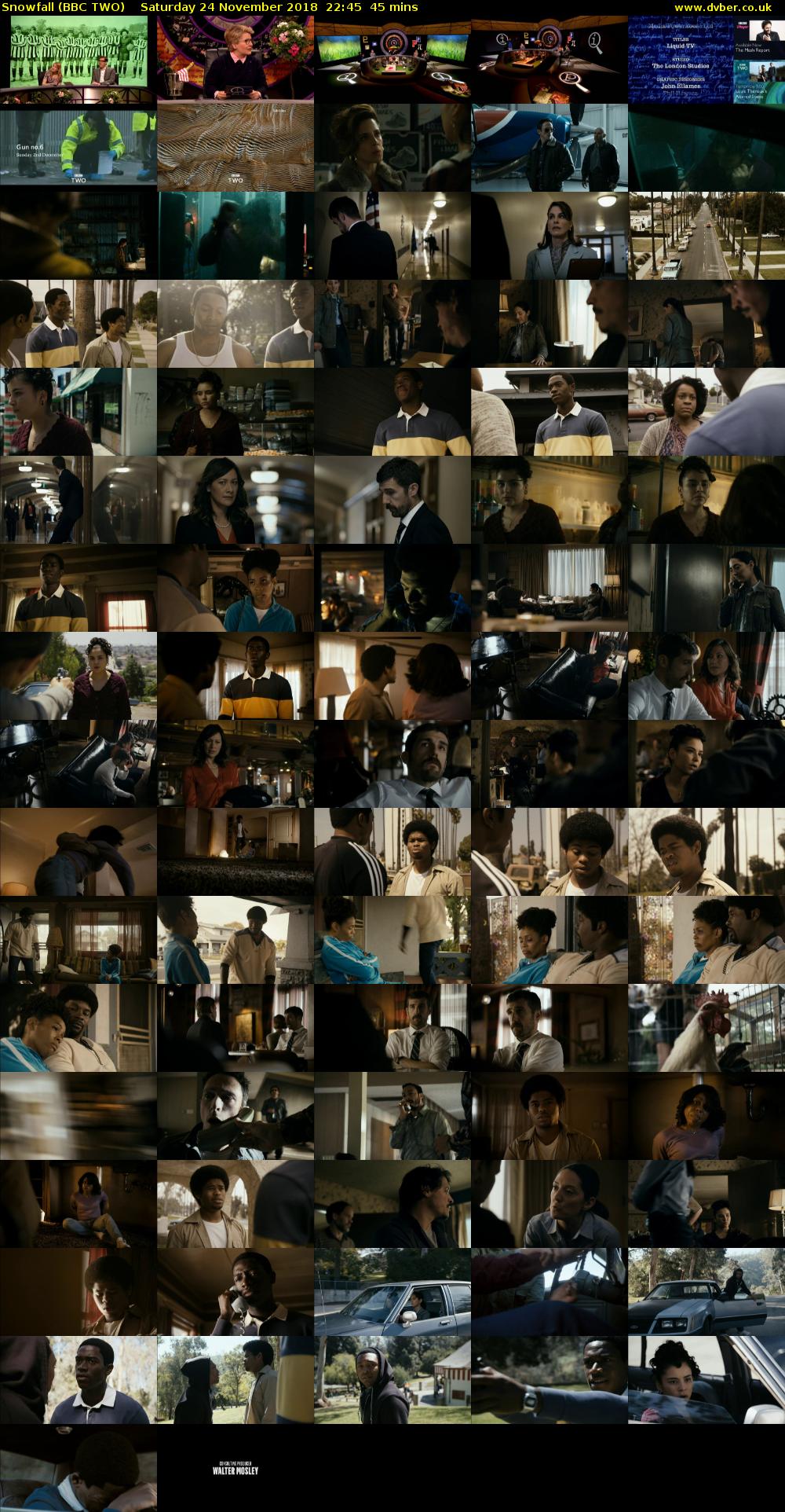 Snowfall (BBC TWO) Saturday 24 November 2018 22:45 - 23:30