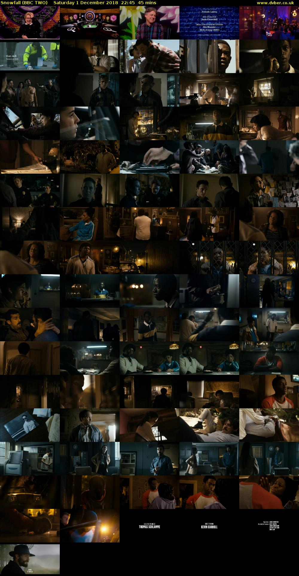 Snowfall (BBC TWO) Saturday 1 December 2018 22:45 - 23:30