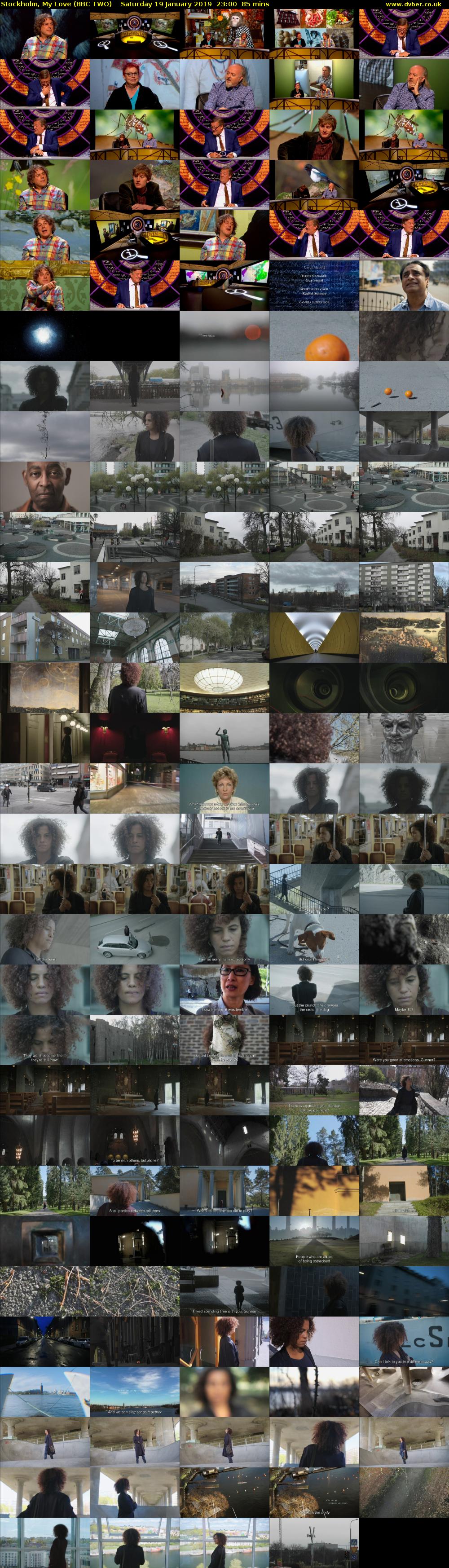 Stockholm, My Love (BBC TWO) Saturday 19 January 2019 23:00 - 00:25