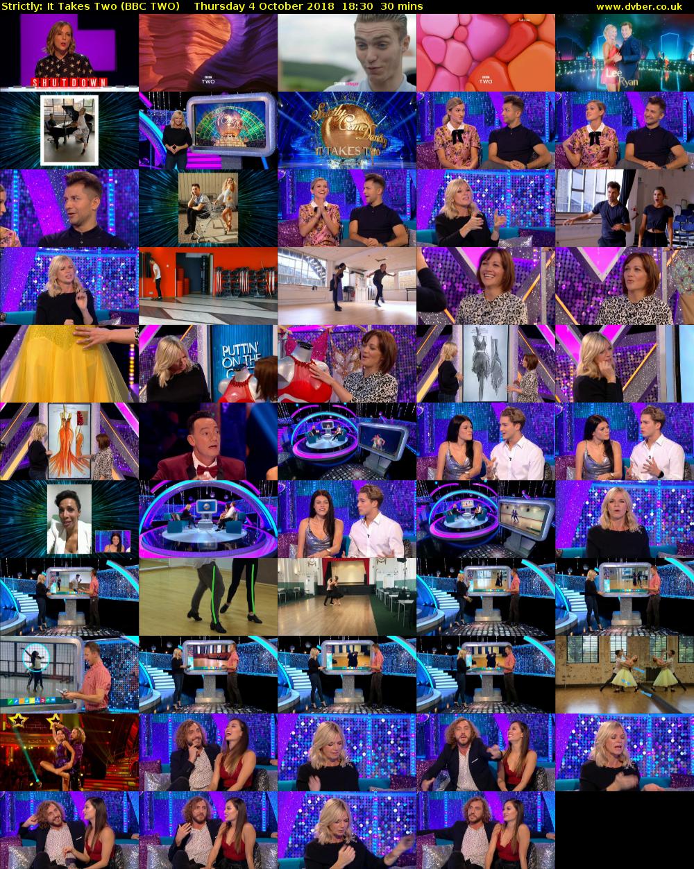 Strictly: It Takes Two (BBC TWO) Thursday 4 October 2018 18:30 - 19:00